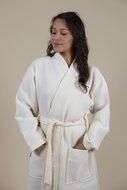 Badjas Dames Kimono Offwhite